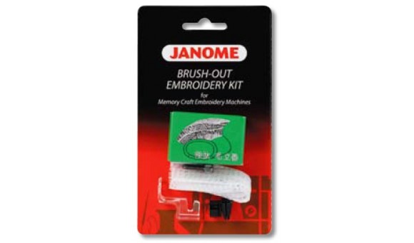 Janome Brush-out Borduurset verpakking