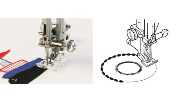 Applicatie voet AP (9mm) Janome