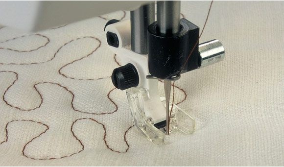 Transparante naaivoet voor naaien uit de vrije hand