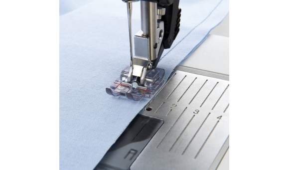 Pfaff Transparante 1/4" quilt en patchworkvoet met IDT