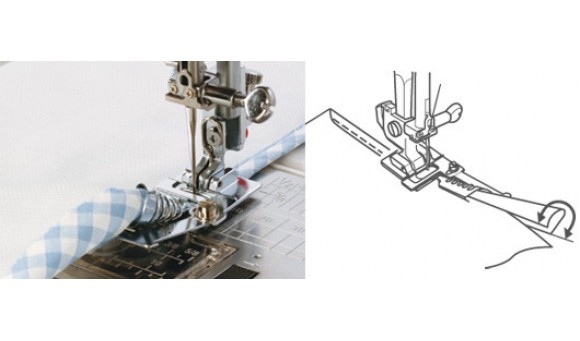 Biasbandvoet W (9mm) janome