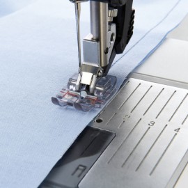 Pfaff Transparante 1/4" quilt en patchworkvoet met IDT